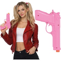 Pistola rosa de 23 cm