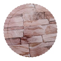 Base para tarta de 25 x 25 x 0,3 cm redonda en diseño - 1 unidad