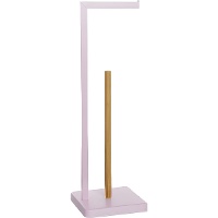Portarrollos de baño con pie de colores de 46 cm - 1 unidad