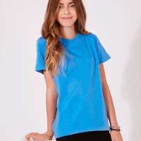 Camiseta de algodón 100% de 150 g infantil - 1 unidad