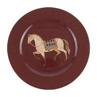Plato de 33 cm royal animal caballo bajo plato