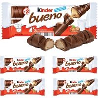 Kinder bueno de chocolate con leche - 5 unidades