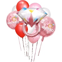 Bouquet de globos de despedida de soltera - 10 unidades