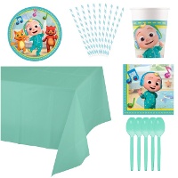 Pack para fiesta de Cocomelon - 8 personas