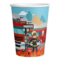 Vasos de Bomberos de 250 ml - 8 unidades