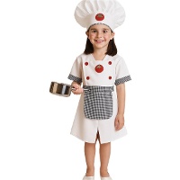 Disfraz de master chef para niña