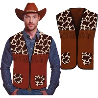 Chaleco vaquero cowboy para adulto