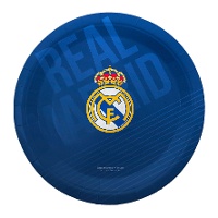 Platos de Real madrid azul de 18 cm - 8 unidades