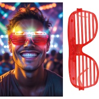 Gafas de LED de rejilla
