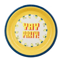 Platos de Minions divertidos de 23 cm - 6 unidades