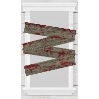 Decoración para pared de tableros de plástico de 68,5 X 12,7 cm - 4 unidades