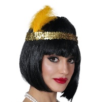 Diadema de Charleston con lentejuelas