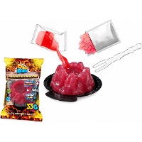 Volcán de gelatina con caramelo efervecente de 33 gr