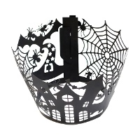 Wrappers para cupcakes de Halloween - scrapcooking -12 unidades