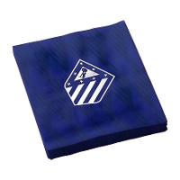 Servilletas de Atlético de Madrid azul de 16,5 cm - 12 unidades