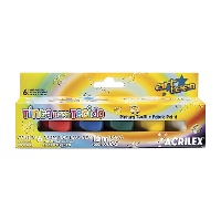 Pintura textil mate de 15 ml - Acrilex - 6 unidades