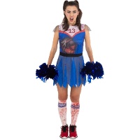 Disfraz de animadora zombie dead para mujer