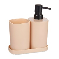 Set de baño liso - 3 piezas