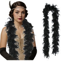 Boa de plumas de 80 gr de colores