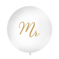 Globo de látex gigante Mr de 90 cm - PartyDeco - 1 unidad