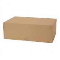 Caja para 6 cupcakes color kraft - 2 unidades