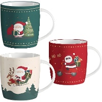 Taza de 350 ml con Papá Noel surtida - 1 unidad