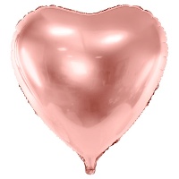 Globo de corazón XXL de colores de 72 x 73 cm - PartyDeco - 1 unidad