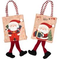Bolsa regalo de 19 x 15 x 5 cm de Papá Noel - 1 unidad