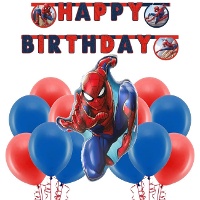 Pack de decoración para fiesta de Spiderman - 22 piezas