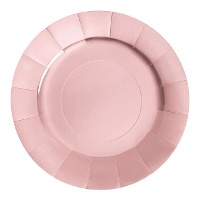 Platos de 33 cm de cartón de colores - 2 unidades