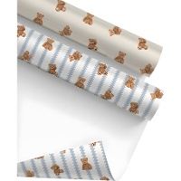 Papel de regalo de Ositos de 2 x 0,70 m - 1 unidad