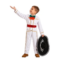 Disfraz de mariachi blanco para niño