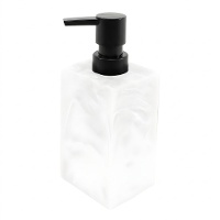Dispensador de jabón mármol translúcido de 16,5 cm - 1 unidad
