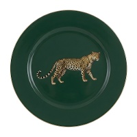Plato de 33 cm royal animal guepardo bajo plato