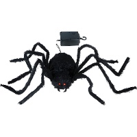 Araña animada de Halloween con luz, sonido y movimiento