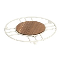 Salvamantel de 18 cm Bois & Terre estilo rústico