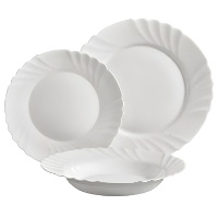 Vajilla relieve - 18 piezas