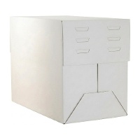 Caja de 45 x 35 x 20 cm para tarta - altura regulable hasta 30 cm
