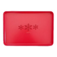 Molde rectangular de Navidad de 39,5 x 27 x 2,4 cm - Decora