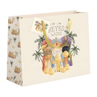Bolsa regalo de 35 x 28 x 15 cm de Reyes Magos