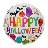 Globo de Happy Halloween de colores vivos de 45 cm - Party love