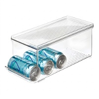 Organizador de bebida de 34,3 x 13,6 x 14,5 cm con tapa