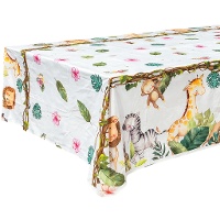 Mantel de Animales Vintage de 2,74 x 1,32 m