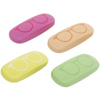 Funda de gafas de colores flúor - 1 unidad