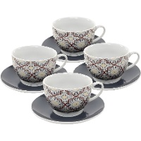 Taza de 220 ml de baldosa hidráulica - 4 unidades