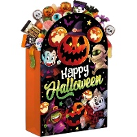 Bolsa para dulces de Happy Halloween de 16 x 11 cm - 6 unidades