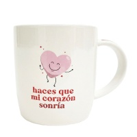 Taza de 355 ml Haces que mi corazón sonría