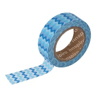 Washi tape de zig zag de 10 m - 1 unidad
