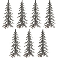 Toppers para tarta de pino de Navidad de 8,5 cm - Dekora - 144 unidades