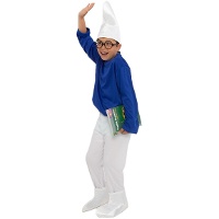 Disfraz de duendecillo azul para niño